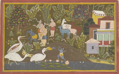 Krishna Met Baksura by Anonymous