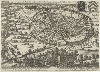 Hollanda ordusu tarafından yakalanan ve terk edilen Lier, 1595 by Anonymous