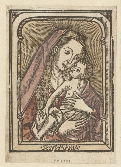 Maria bir tür tanıştı İsa Maria (nesnedeki başlık) by Anonymous
