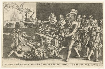 Buğdayı samandan ayıran Maurits, 1618 by Anonymous