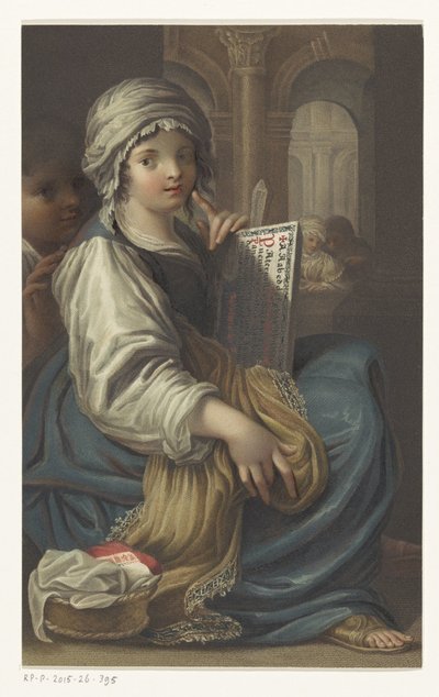 Bir okuma tahtası olan kız by Anonymous