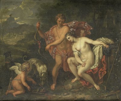 Meleager ve Atalanta by Anonymous