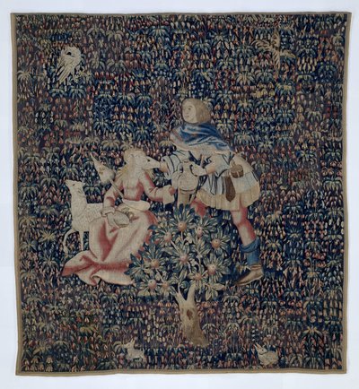 Çoban ve Çoban ile Millefleurs (parça) by Anonymous