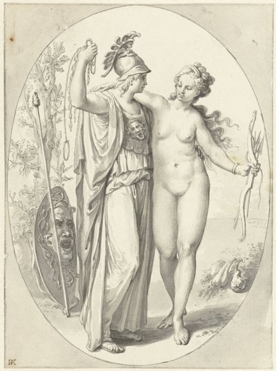 Minerva ve Venüs by Anonymous