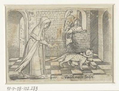 Rahibe penis karşılığında kedi balığı teklif etti Flaisch gücü Flaisch (nesne üzerindeki başlık) by Anonymous