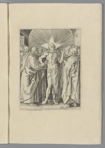 Tomas Ongelovige Kleine Passie (dizi adı) Nürnbergli Alberto Durer tarafından canlandırılan İsa