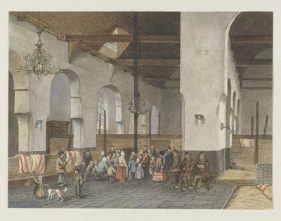 Veenendaliler'in Utrecht'teki Geertekerk'te kabulü, 1855 by Anonymous