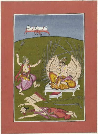 Parasurama (Vishnu'nun baltalı Rama olarak enkarnasyonu) Vishnu'nun Avatarları (dizi başlığı) by Anonymous