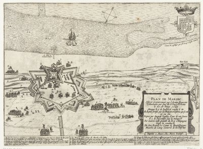 Fort Mardijk Haritası, 1645 Mardic