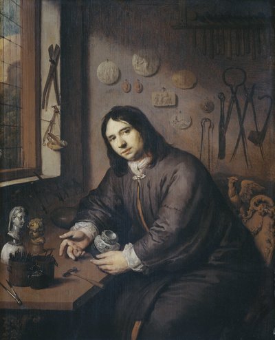 Bir Kuyumcu Portresi by Anonymous