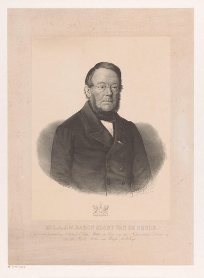 Portre Ludolph Anne Jan Wilt Sloet van de Beele by Anonymous