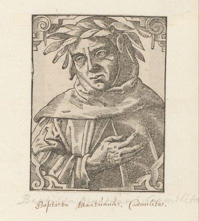 Portret van Baptista Mantuanus by Anonymous