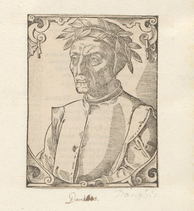 Portret van Dante Alighieri by Anonymous
