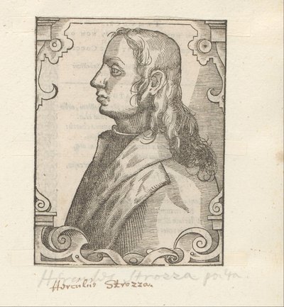 Portret van Ercole Strozzi by Anonymous