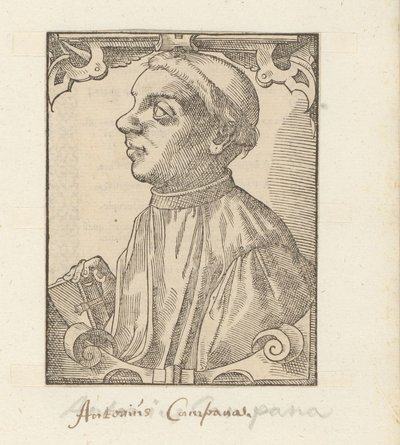 Portret van Giovanni Antonio Campani by Anonymous