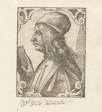 Portret van Giovanni Pico della Mirandola by Anonymous