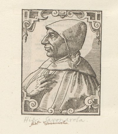 Portret van Girolamo Savonarola by Anonymous