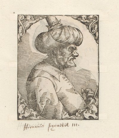 Portret van Horuccius Barbarosso by Anonymous