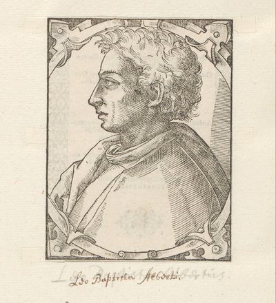 Portret van Leon Battista Alberti by Anonymous