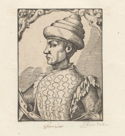 Portret van Muzio Attendola Sforza by Anonymous