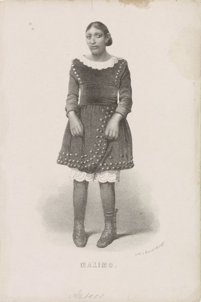 Portret van Maximo, 1857 Maximo (nesne üzerindeki başlık) by Anonymous