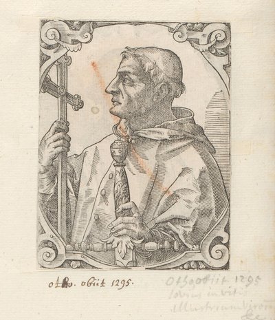 Portret van Ottone Visconti by Anonymous
