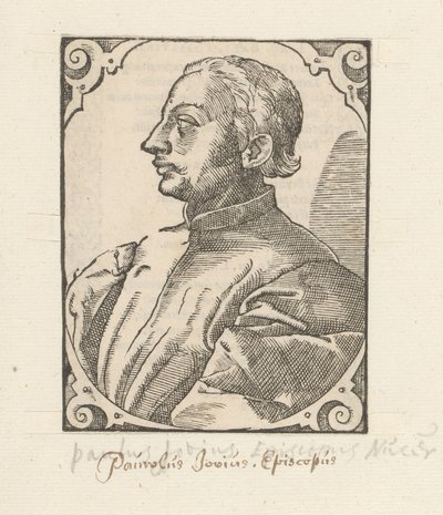 Portret van Paolo Giovio by Anonymous