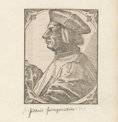 Portret van Pietro Pomponazzi by Anonymous