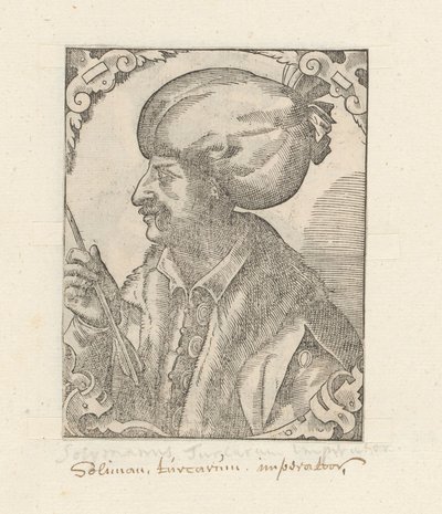 Portret van Süleyman I de Gote by Anonymous