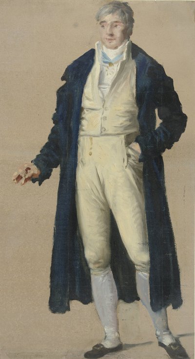 Kont de Toqueville'in tam boy portresi by Anonymous