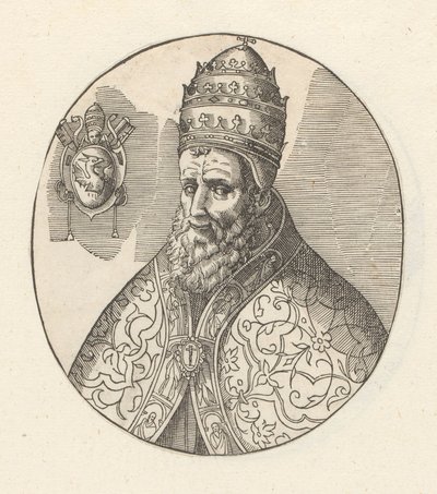 Portret van paus Gregorius XIII by Anonymous
