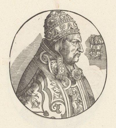 Portret van paus Pius II by Anonymous