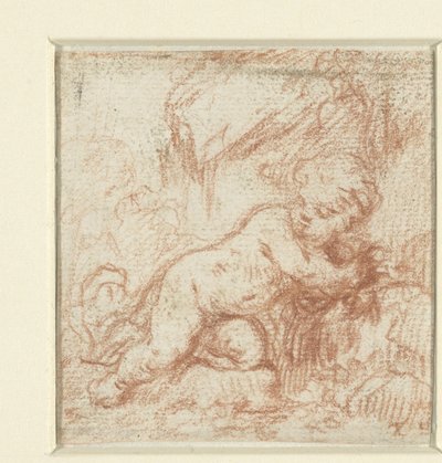 Peyzajda putto by Anonymous