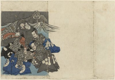Raikou ve lordları bir go tahtasının etrafında Raikou ve Dünya Örümceği (dizi başlığı) by Anonymous