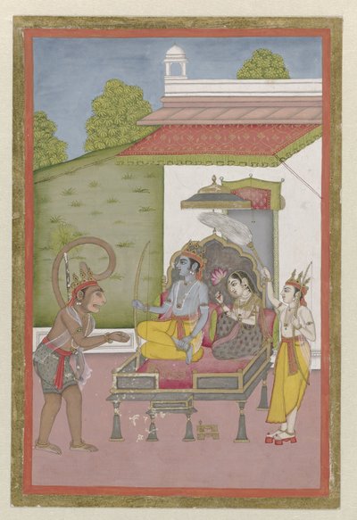 Rama ve Sita Tahtlarında by Anonymous