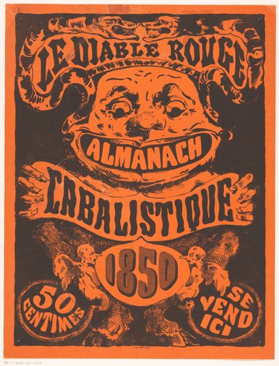 Le Diable Rouge için reklam faturası by Anonymous
