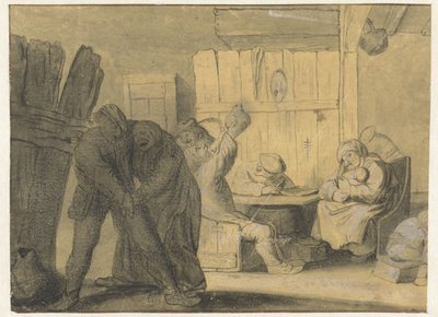 Çiftlik iç sahnesi by Anonymous