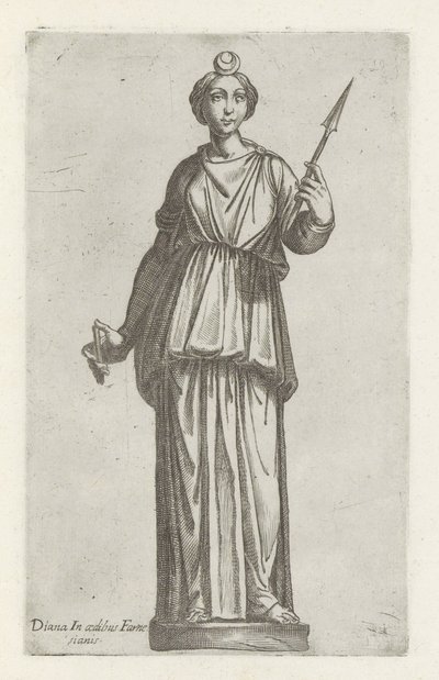 Heykeltıraş van Diana Farnese Diana (nesne üzerinde başlık) Roma
