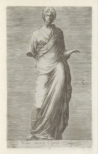Heykeltıraş van Urania, muze van de sterrenkunde Urania
