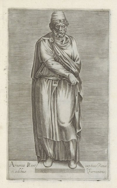 Heykeltıraş van een barbaarse gevangene Ermenistan Kralı, Farnesian evinde Roma
