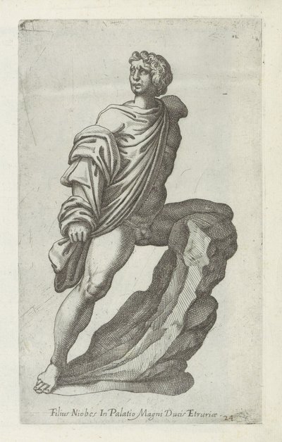 Heykeltıraş van een zoon van Niobe Etruria