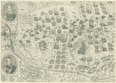 Nieuwpoort Savaşı, 1600 by Anonymous