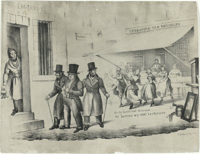 C. Seyn ile ilgili karikatür, 1838-1839 by Anonymous