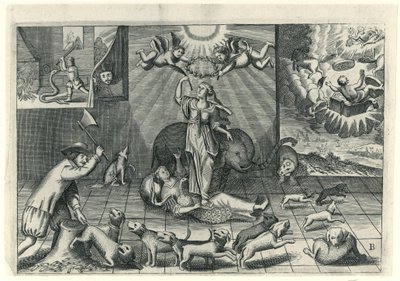 İngiliz karikatürü, 1673 by Anonymous