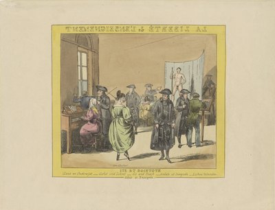 Eğitim özgürlüğü karikatürü, 1828 La liberté de l
