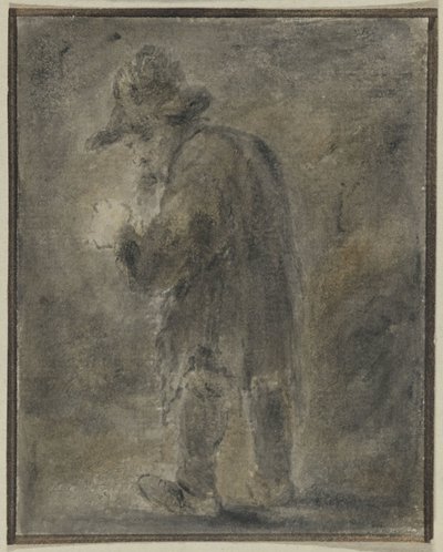 Şapkalı duran adam by Anonymous