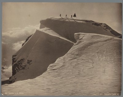 İsviçre'de Engelberg yakınlarındaki Titlis'in tepesi Titlisspitze [3239 m] (nesnedeki başlık) by Anonymous
