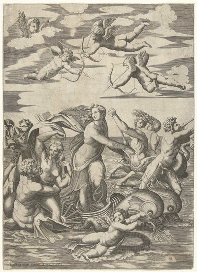 Triomf van Galatea, putti