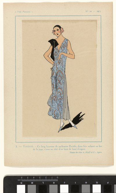 Çok Parisli, 1923, No 10: 3.- Utangaçlık. - Bu uzun kılıf... by Anonymous
