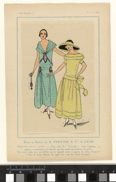 Çok Parisli, 1923, No. 2: Kumaşlar ve Kurdeleler, A. PRÉVOST & Cie. Lyon